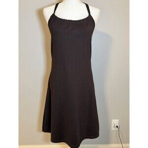 Prana Barton Brown Women's Tennis Dress Medium Built In Bra